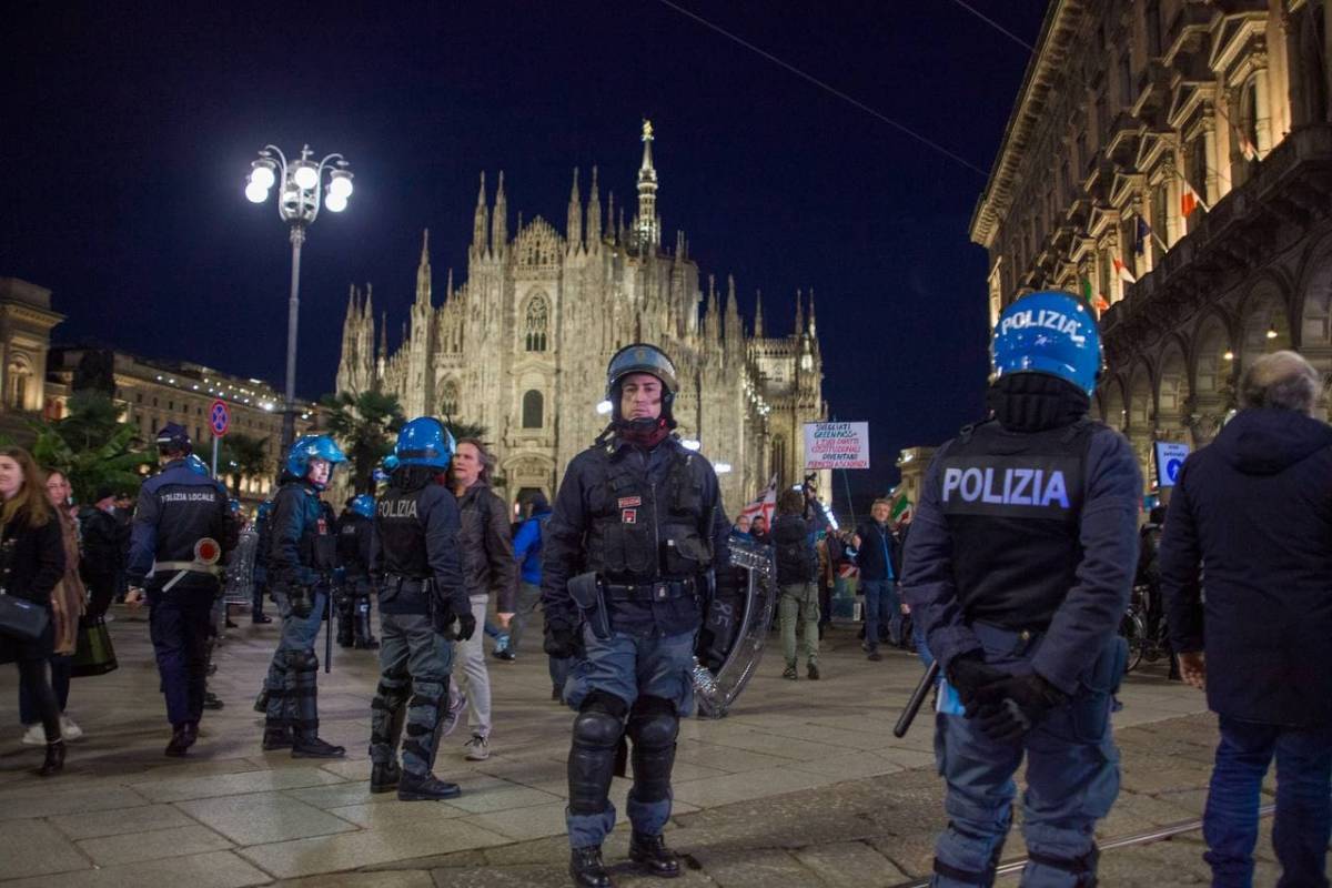 Milano, primo sabato senza manifestazione in centro