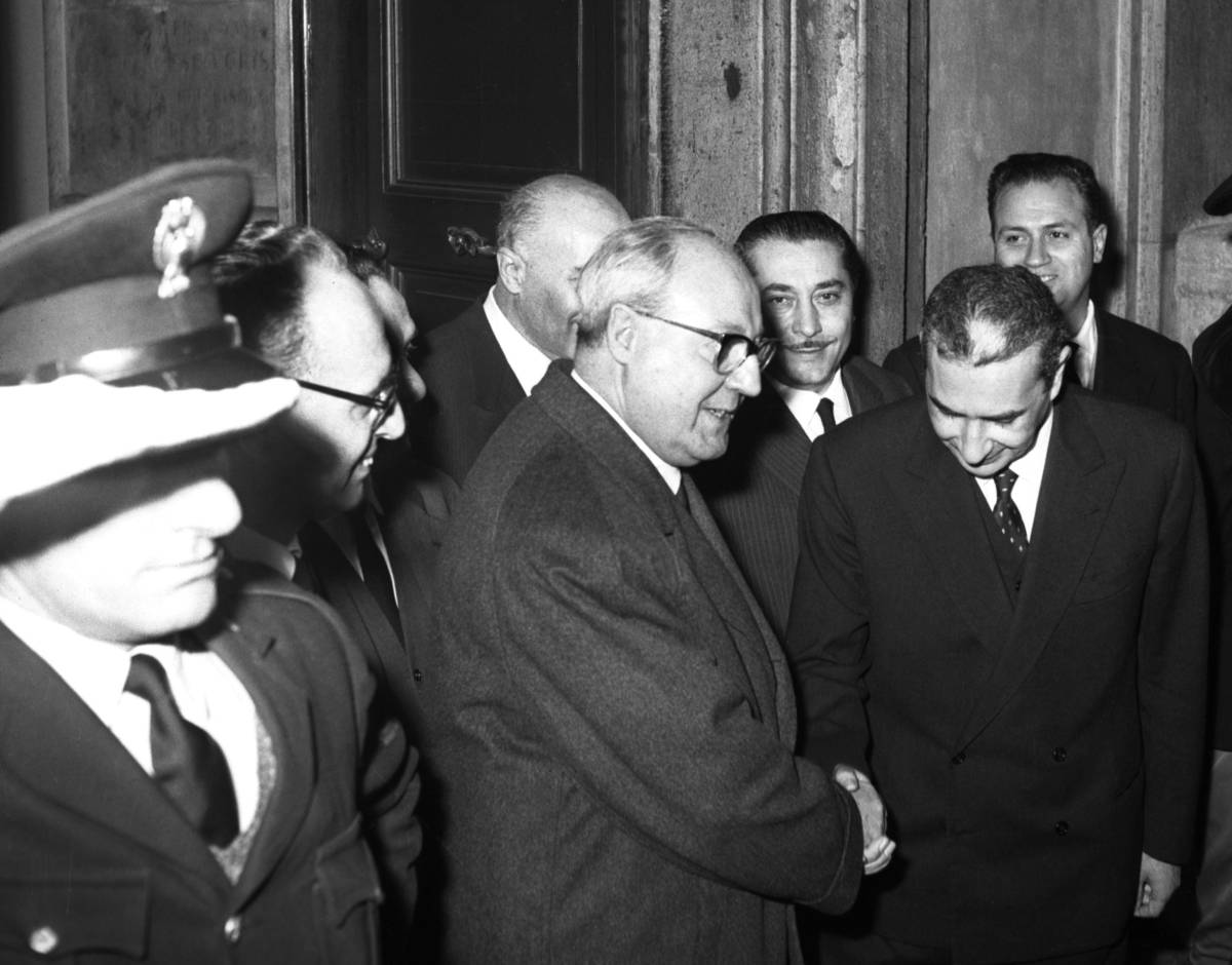 Saragat con Moro nel 1964