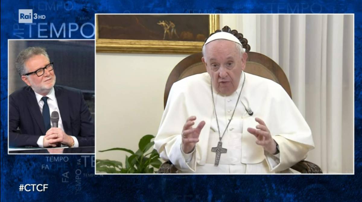 La confessione del Papa da Fabio Fazio non è in "diretta", ma piace al pubblico - ilGiornale.it