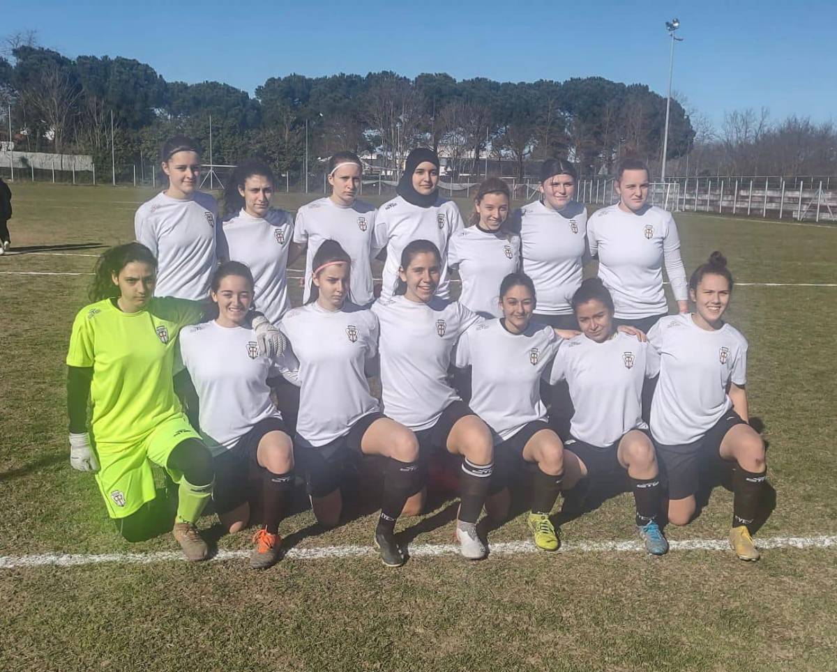 La squadra femminile under 19 del Pro Vercelli