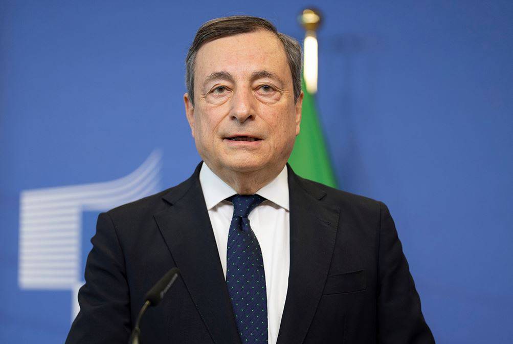 Draghi a colloquio con i leader: "Unità di intenti su crisi ucraina"