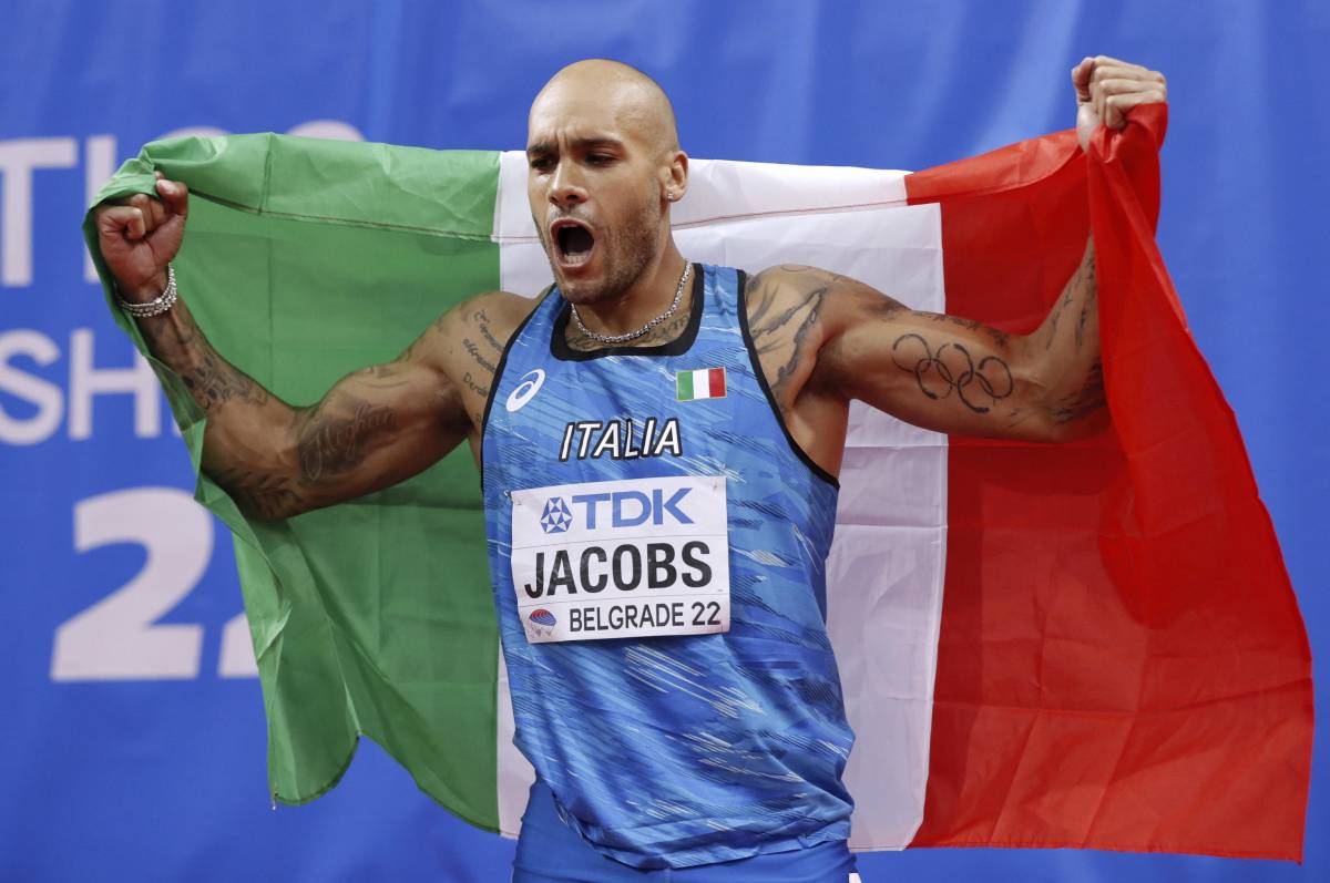 Jacobs conquista l'oro nei 60 metri ai Mondiali indoor di Belgrado