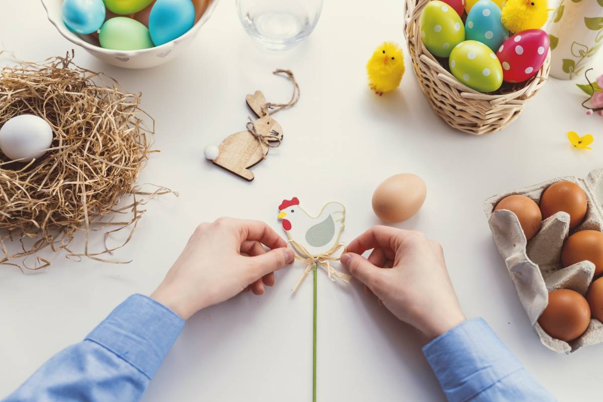 Uova di Pasqua decorate, idee fai da te