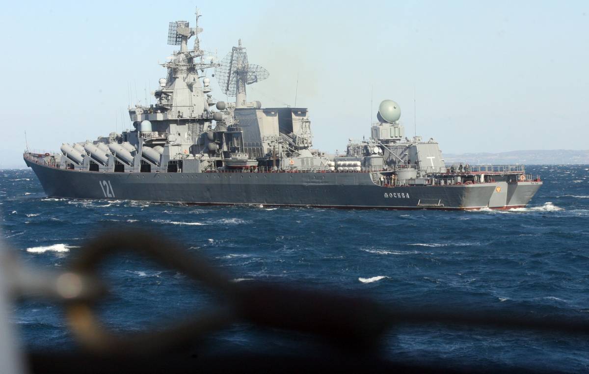 L'incrociatore Moskva affondato: un colpo di immagine per i russi