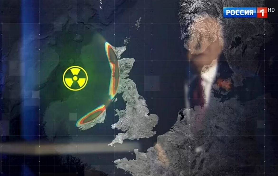 "Tsunami atomico sulla Gran Bretagna". Le nuove folli minacce della tv russa