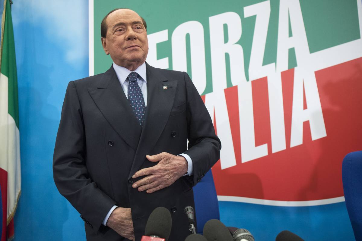 Il leader di Forza Italia Silvio Berlusconi