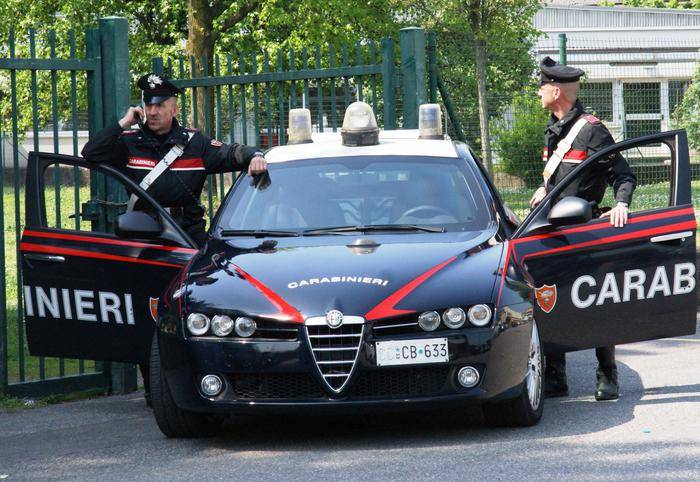 Una volante dei carabinieri a Ravenna