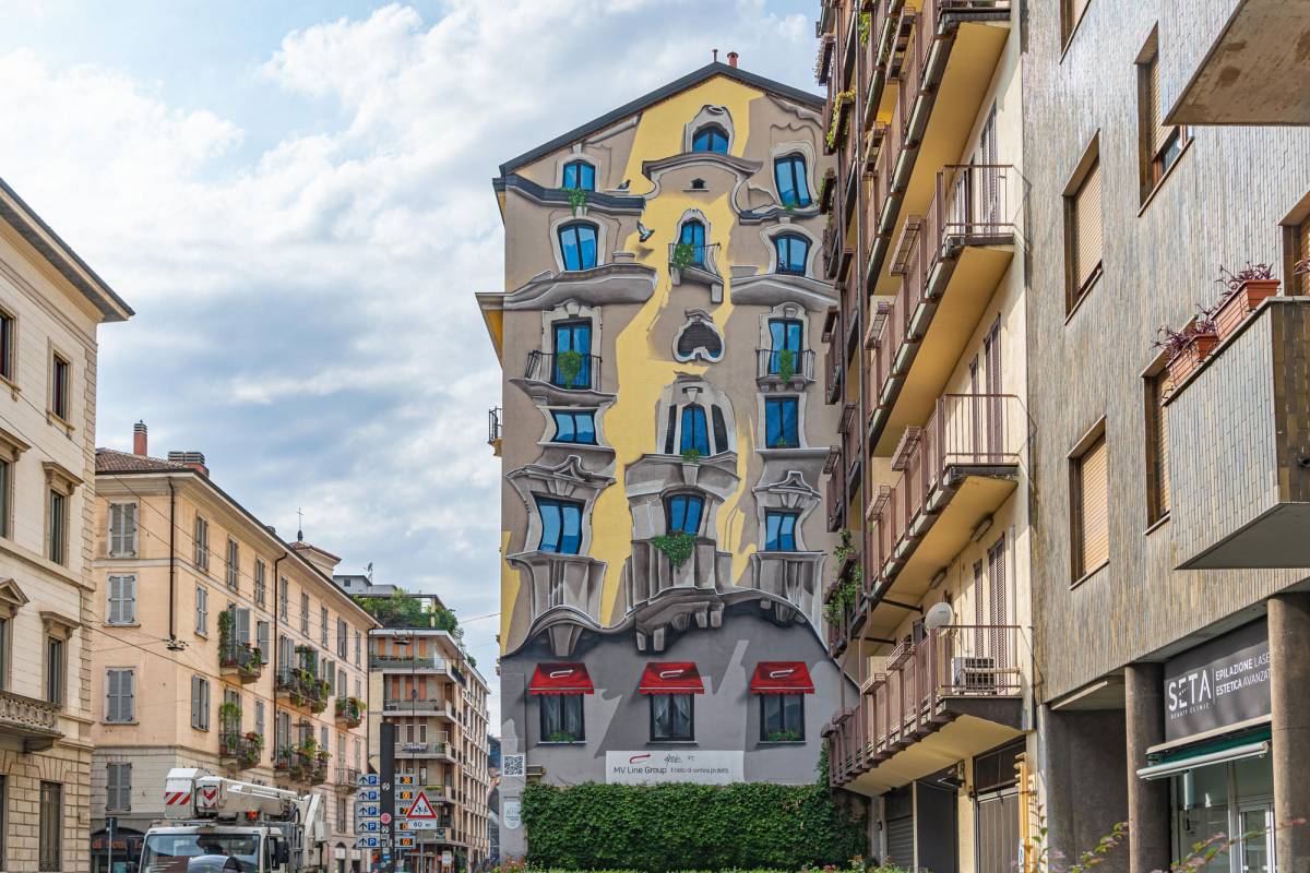 Un angolo di Barcellona a Milano con il murales di Cheone: The Vision