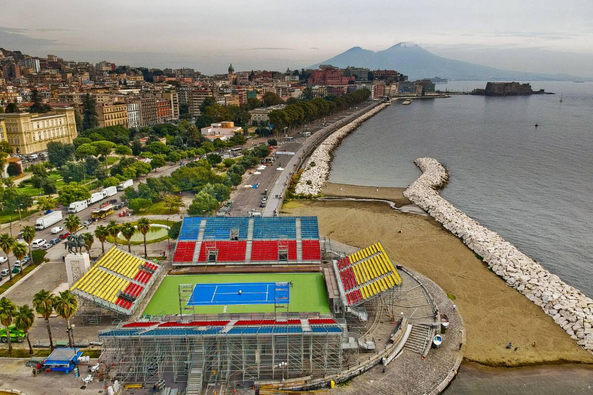 Il grande tennis si affaccia sul Golfo di Napoli