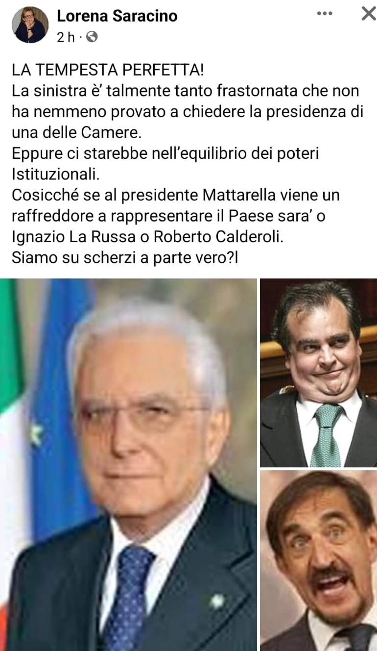 Il post choc della presidente Corecom Puglia: così ridicolizza le istituzioni - ilGiornale.it