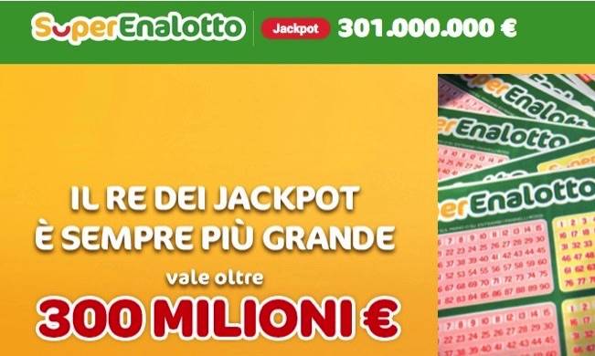 SuperEnalotto, jackpot record: 301 milioni di euro - il Giornale
