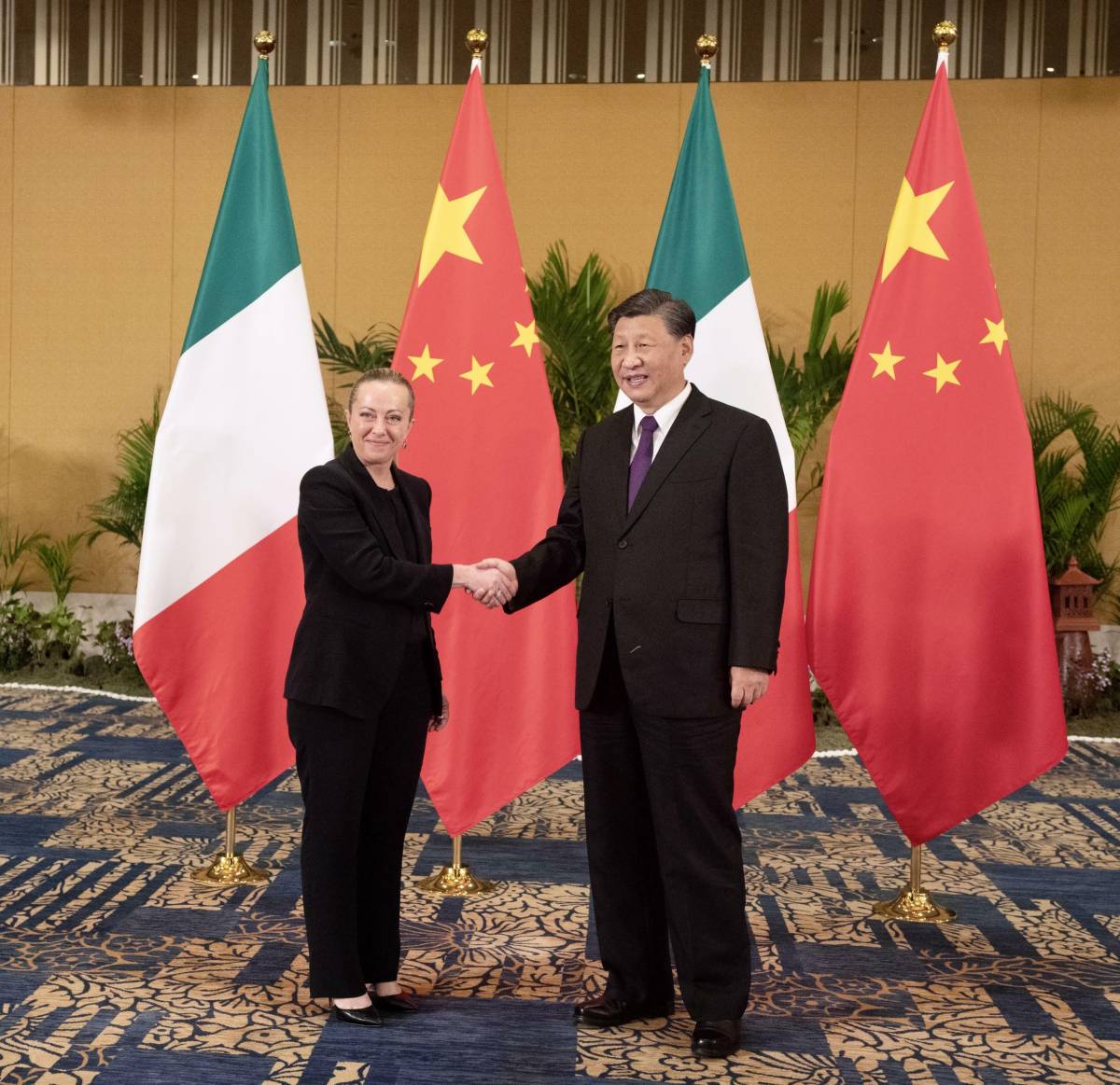 Diritti umani e export: il colloquio tra Meloni e Xi Jinping