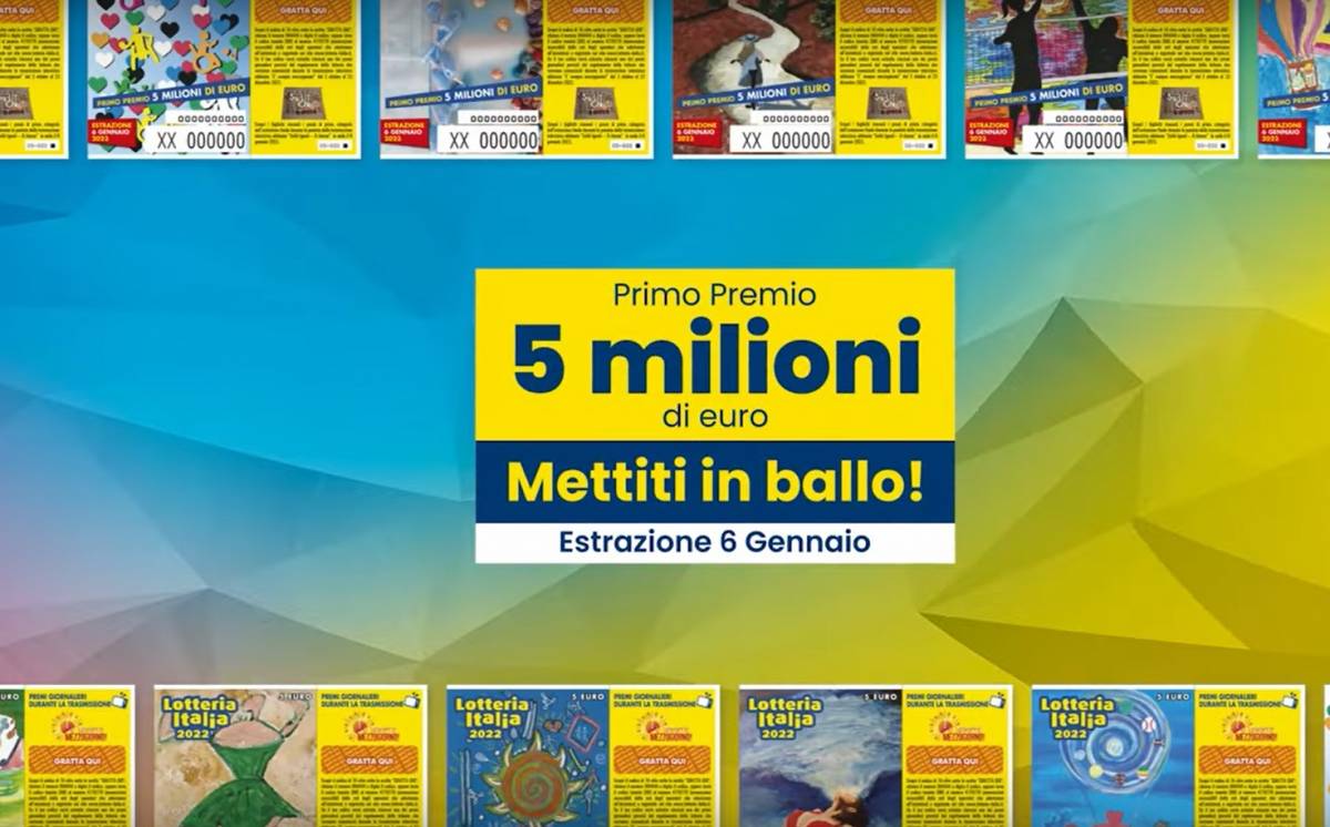 dallo spot Lotteria Italia 2022