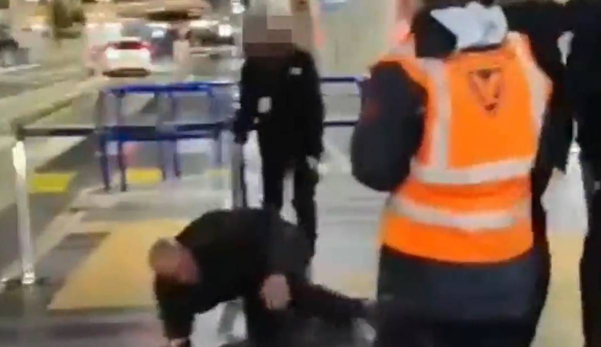 Rissa choc all'aeroporto: tassista rifiuta la corsa e aggredisce vigilante