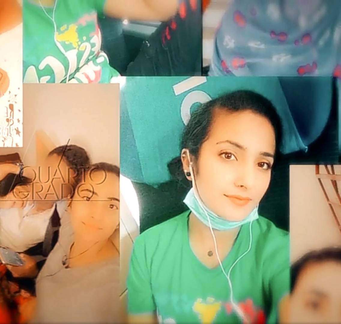 Uno screenshot video dal servizio su Saman Abbas trasmesso da "Quarto Grado"
