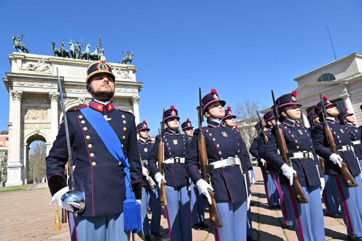 "Noi qui per l'Italia e la libertà. Lo giurano i cadetti della Teulié"