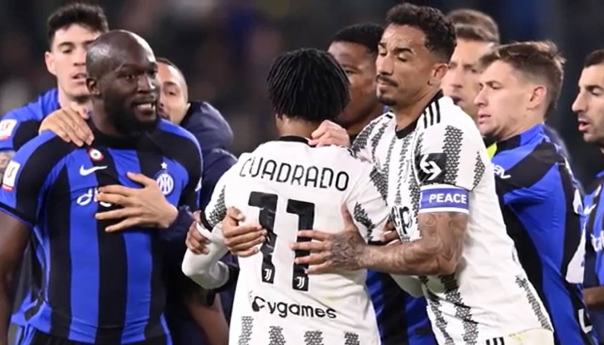 Finale con rissa in Coppa Italia: insulti, spintoni e cori razzisti in Juve-Inter