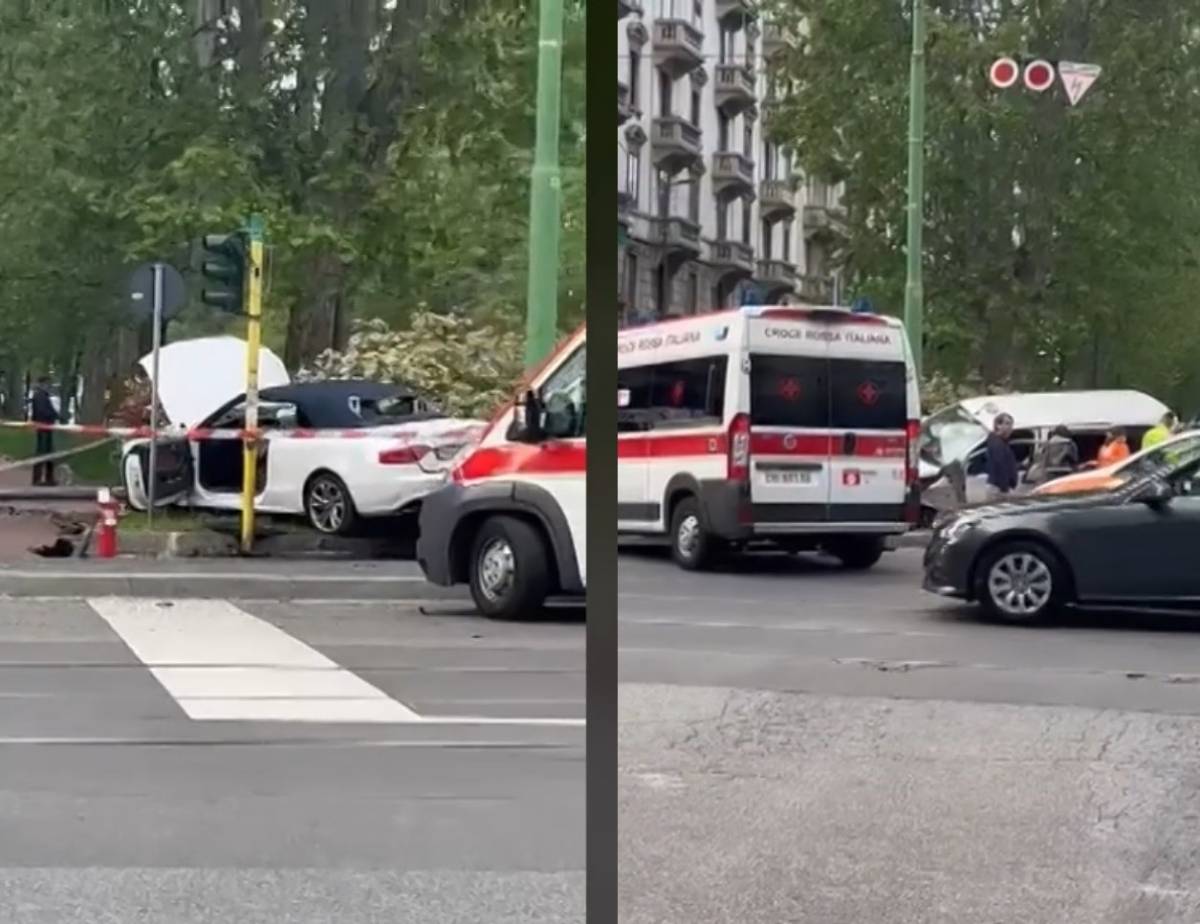 Violento incidente a Milano: ferite 4 persone, gravissimo un tassista