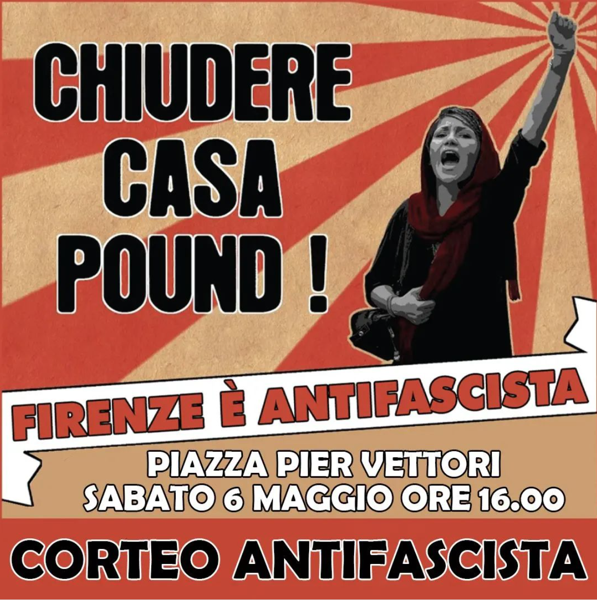 "Chiudere Casa Pound". I collettivi rossi di Firenze pronti a tornare in piazza