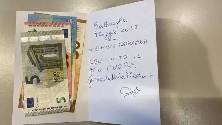 Pensionato di Battipaglia invia 135 euro agli alluvionati dell'Emilia Romagna: "Con tutto il mio cuore"