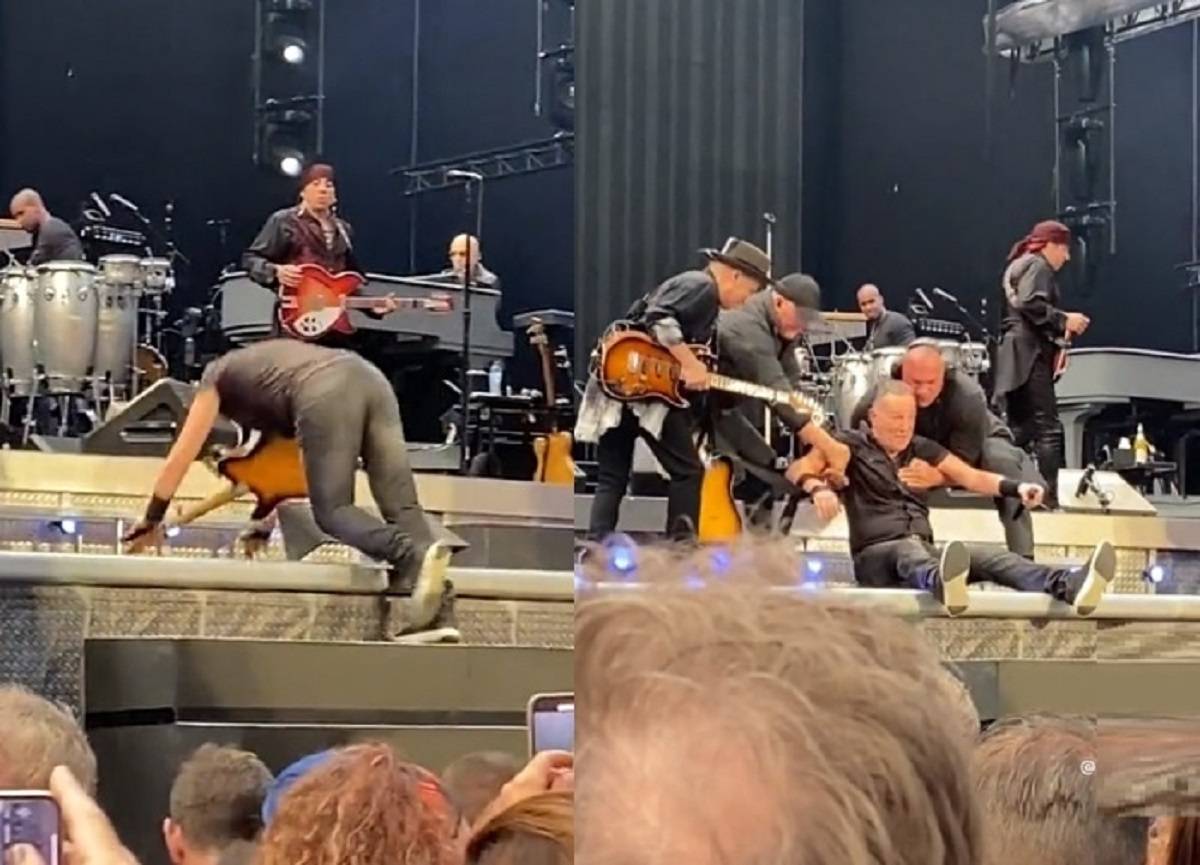 Incidente al concerto per Bruce Springsteen: cosa è successo sul palco