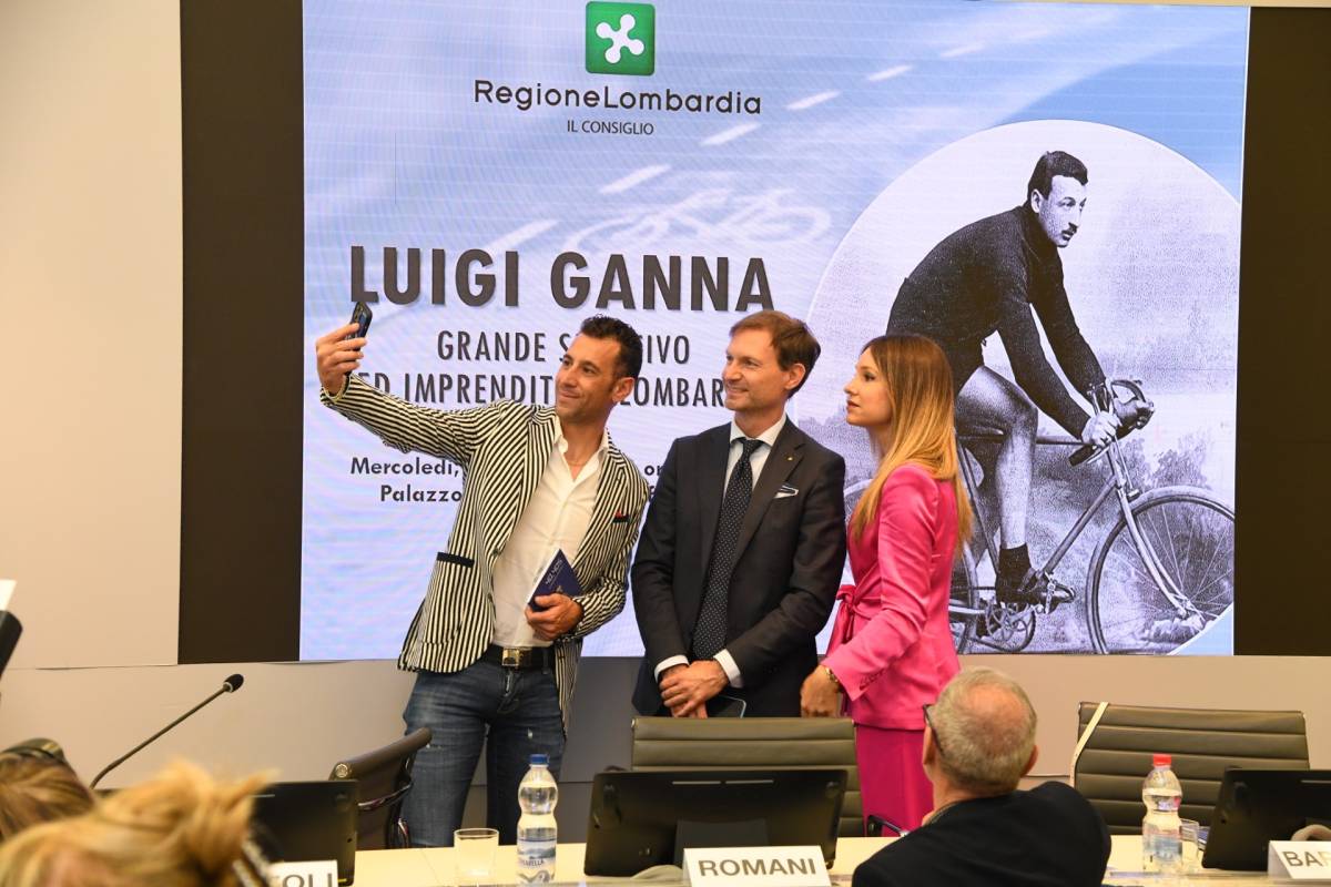 Nibali tira la volata a Ganna (Luigi): pioniere in bici