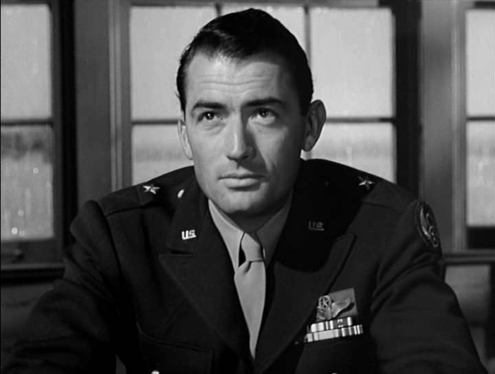 Gregory Peck in "Cielo di fuoco"