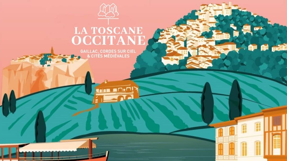 Una delle locandine promozionali de "La Toscane Occitane"