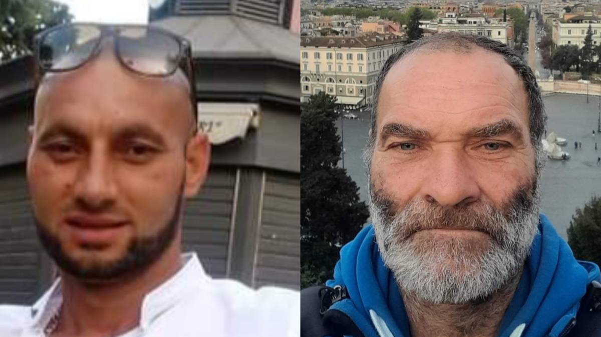 In foto, i due romeni arrestati per l'omicidio di Alessandro Castellaccio