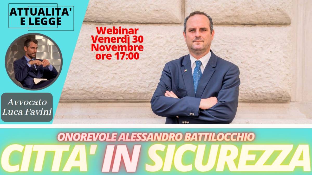 Sicurezza nelle città e immigrazione: l'onorevole Alessandro Battilocchio parla al Giornale.it