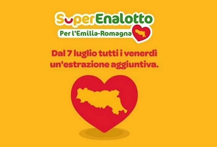 SuperEnalotto, da venerdì l'estrazione aggiuntiva a sostegno dell'Emilia Romagna