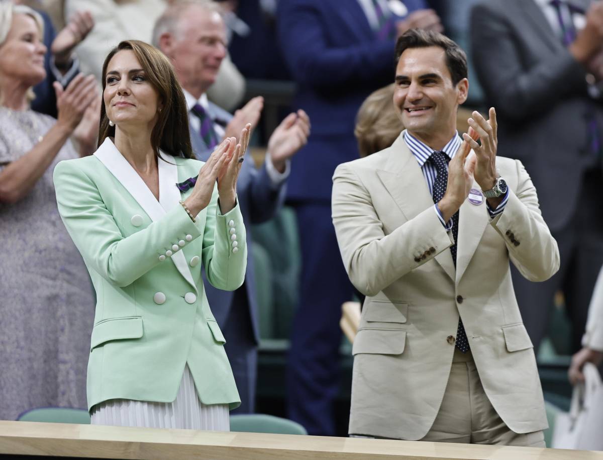 Roger Federer torna a Wimbledon (e con lui c'è Kate Middleton)