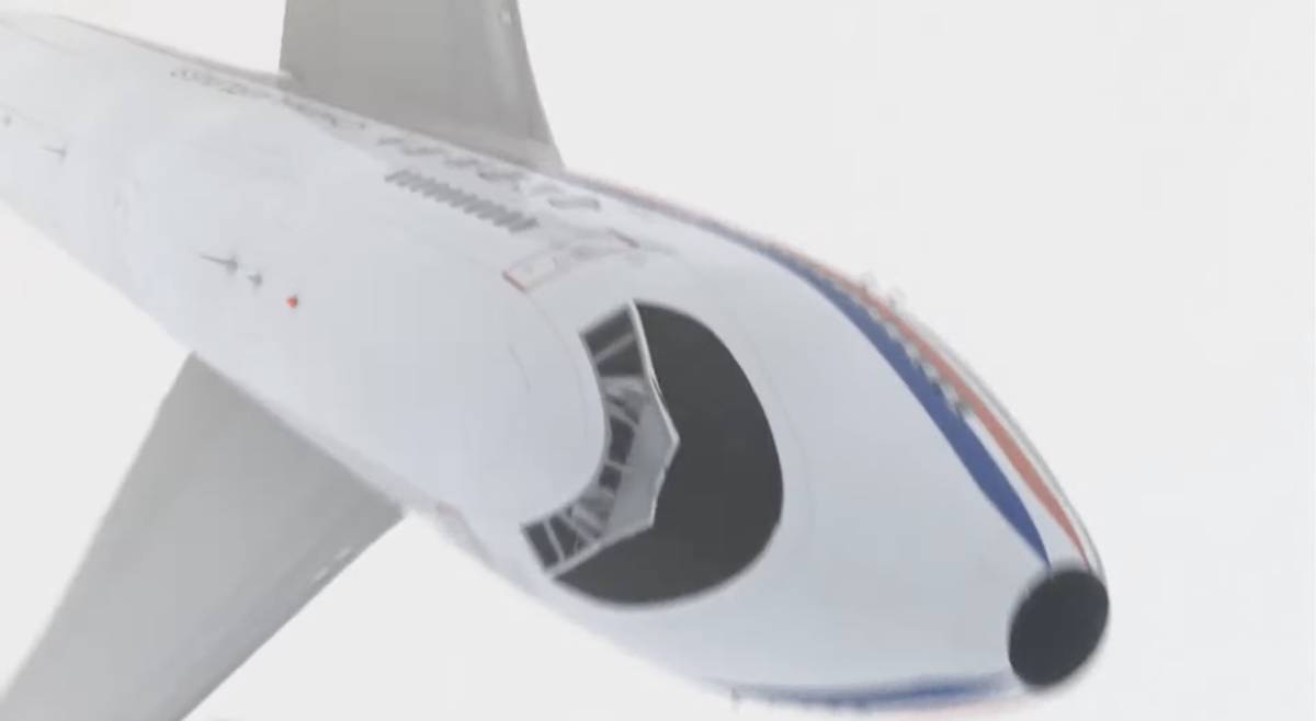 Screen animazione Air Crash investigation via Plane's Boom su YouTube