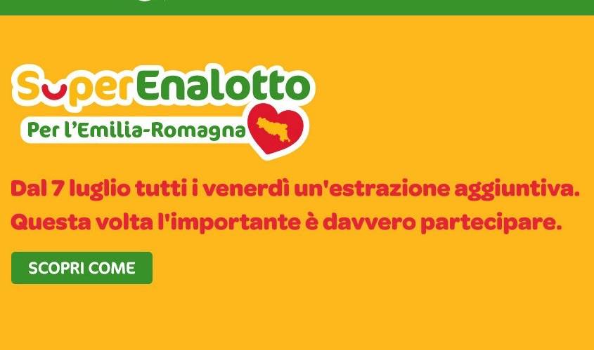 SuperEnalotto per l'Emilia Romagna, vinti oltre 57mila euro