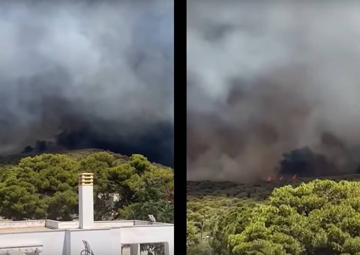 Evacuati 1.200 bambini: è allarme incendi in Grecia