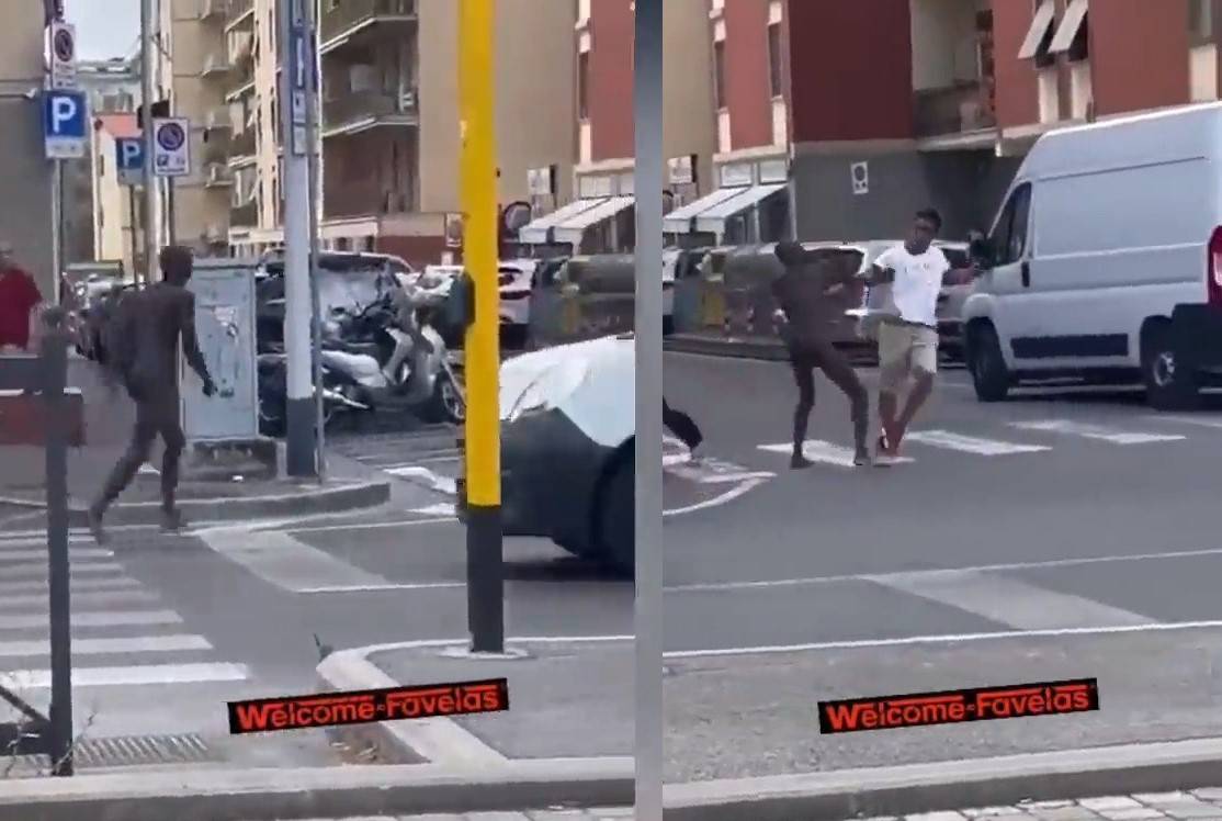 Nudo in strada a Firenze, aggredisce i passanti e ferisce 2 corrieri: fermato straniero