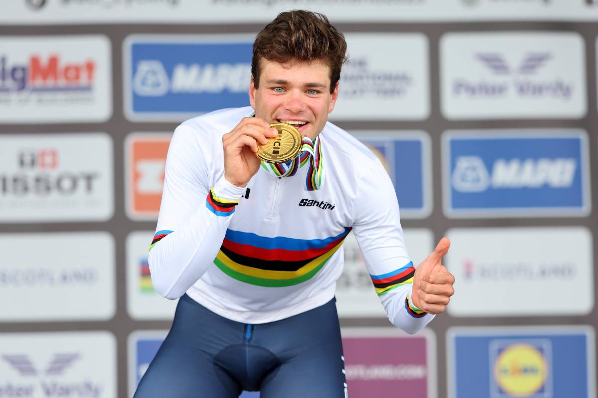 Mondiali di ciclismo, Lorenzo Milesi trionfa nella cronometro Under 23