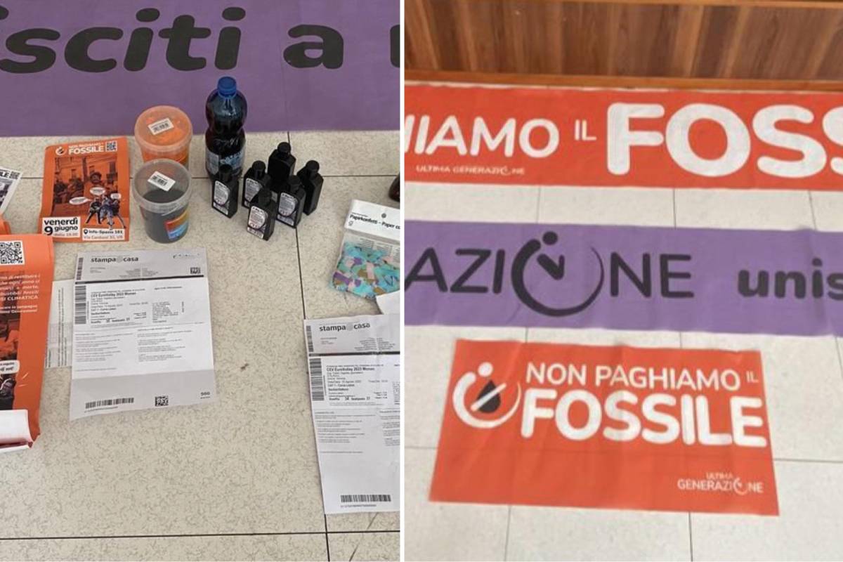 Identità fittizie, fascette e colla: così gli ecovandali volevano interrompere i campionati europei