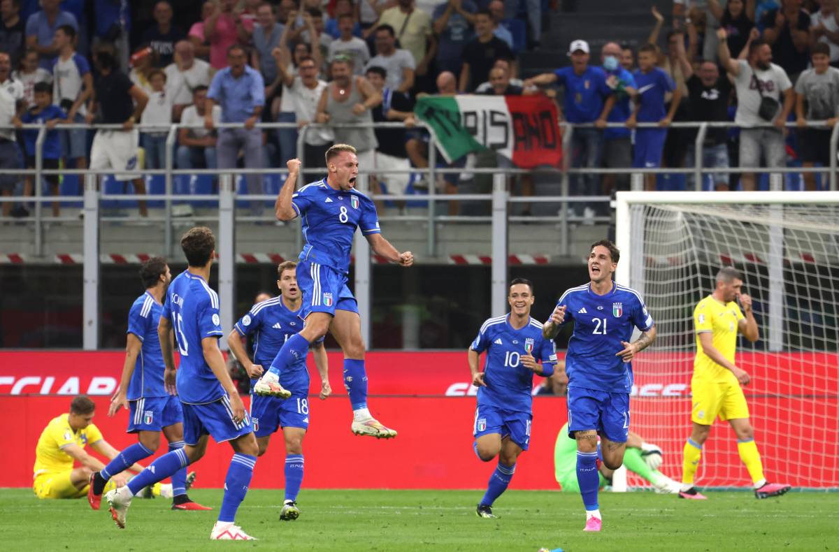 Frattesi d'Italia a San Siro