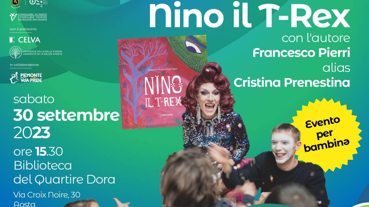 Drag queen legge "Nino il T-rex" in classe: la lezione scandalo ai bimbi