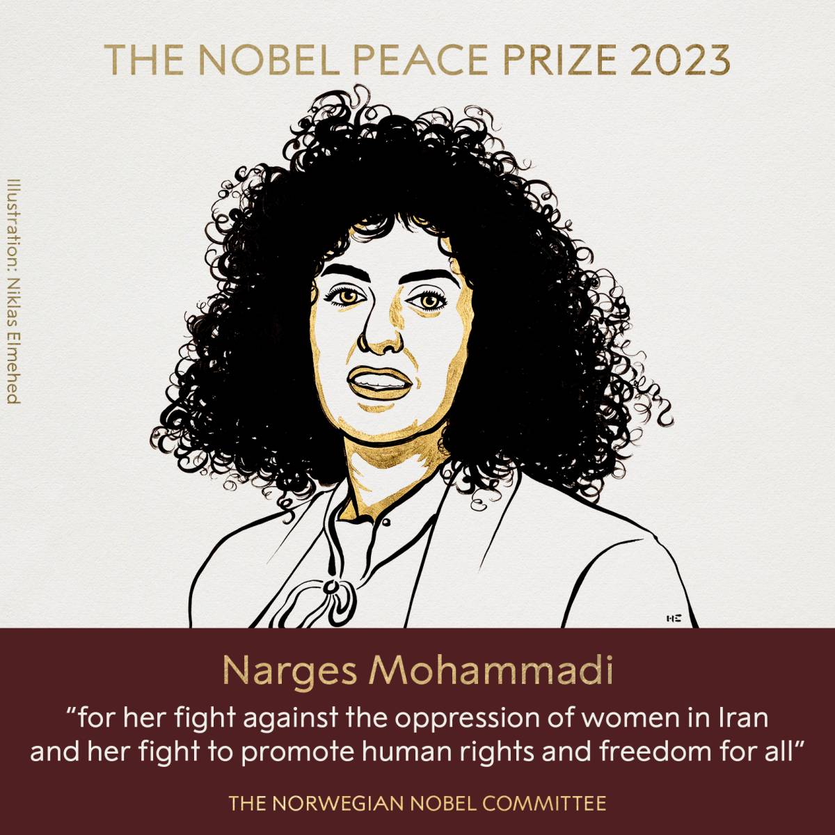 Nobel per la Pace a Mohammadi: si batte contro l’oppressione delle donne in Iran