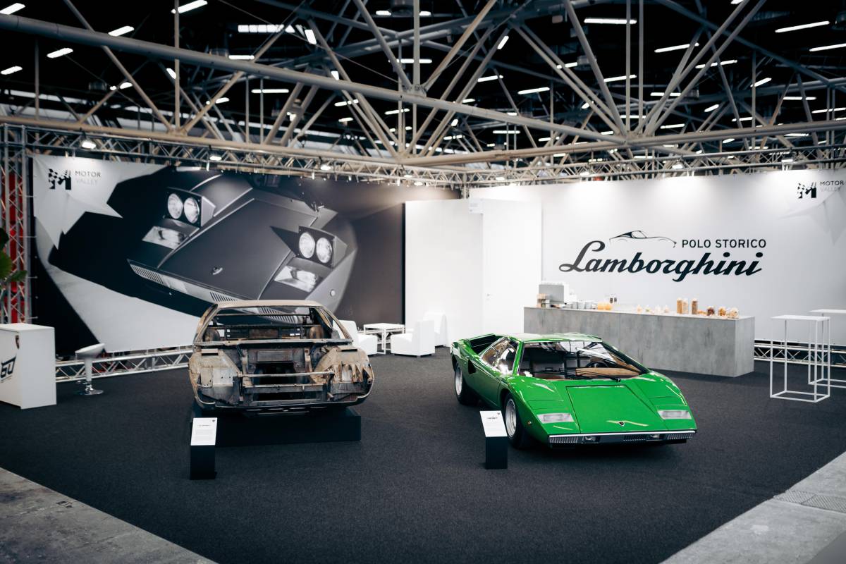 Lamborghini e i suoi gioielli alla 40esima edizione di Auto e Moto d'Epoca
