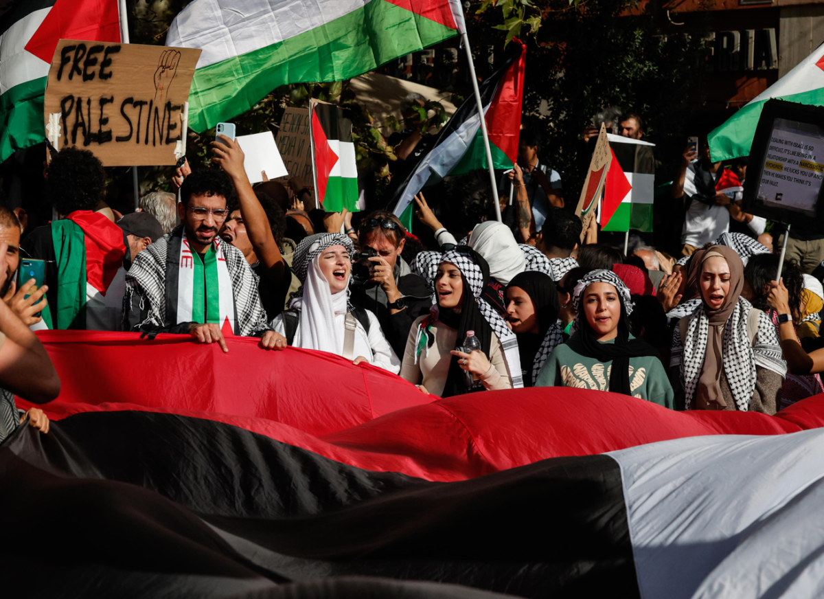 "Sionisti assassini". A Roma sfila il corteo pro-Palestina: strappata bandiera israeliana