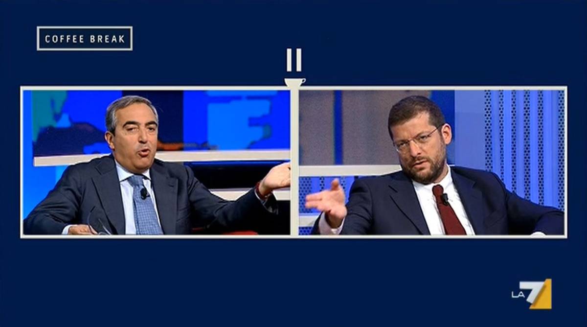 "Fascista", "Lacchè". Quegli attacchi tra Romano e Gasparri in tv