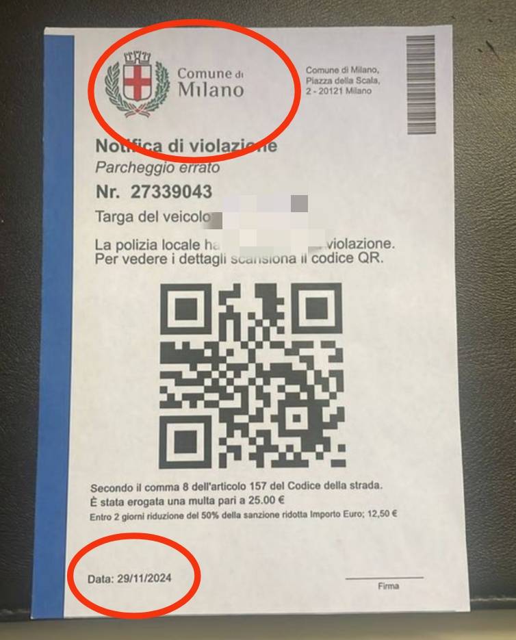 Milano, raffica di multe false per divieto di sosta: cos'è la truffa del QR Code