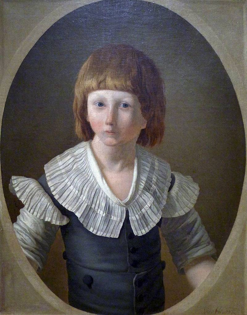 Wikicommons, ultimo ritratto di Luigi XVII