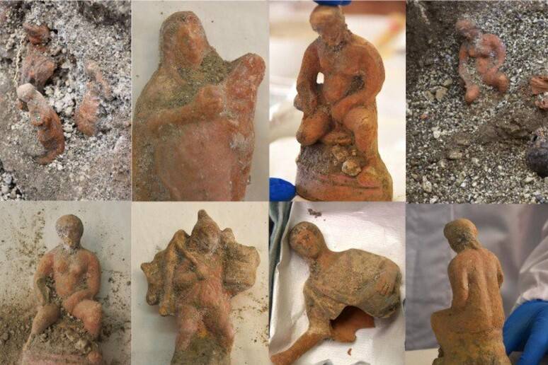 Anche a Pompei si faceva il Presepe, scoperte 13 statuine