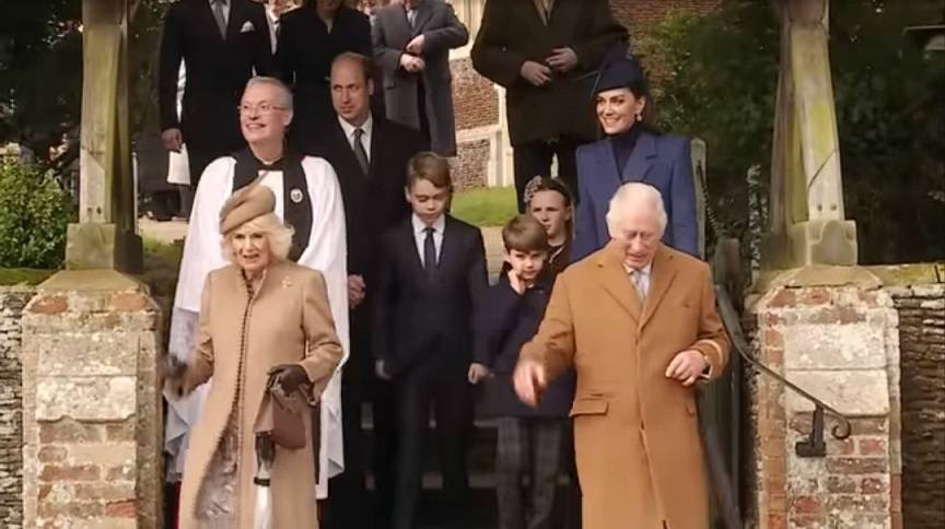 La famiglia reale britannica più unita che mai a Natale senza Harry e Meghan