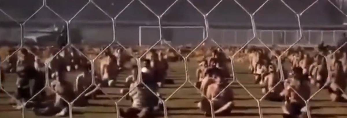 "Donne e bimbi detenuti dagli israeliani nello stadio". Polemiche sul video (non verificato)
