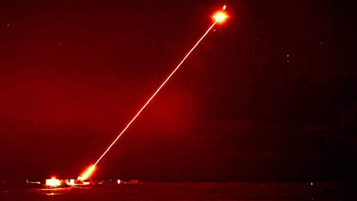 Laser DragonFire. Fonte: Sito web del governo britannico